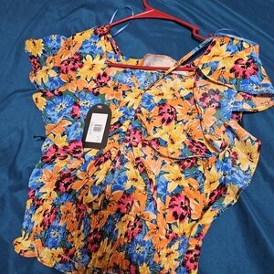 Floral Women's Top - Multicolor